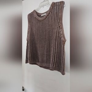 Zenana Outfitters Chocolate Brown Knit Women's Sweater